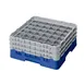 Cambro 36S638168 Camrack Glass Rack, Full Size, 19-3/4x19-3/4, 36 Compartments, Blue, HACCP 1 image
