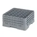 Cambro 36S738151 Camrack Glass Rack, Soft Gray, Full Size, 19-3/4 x 19-3/4, 36 Compartments 1 image