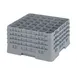 Cambro 36S900151 Camrack Glass Rack, Soft Gray, Full Size, 36 Compartments, 19-3/4" x 19-3/4", HACCP 1 image