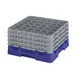 Cambro 36S900186 Camrack Glass Rack, Navy Blue, Full Size, 19-3/4 x 19-3/4, 36 Compartments 1 image