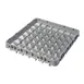 Cambro 49E1151 Full Size Dish Rack Extender, 49 Compartments, Soft Gray, 19-5/8" x 19-5/8" x 2" 1 image