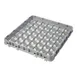 Cambro 49E2151 Half Drop Extender, Full Size, 49 Compartments, Soft Gray, 19-5/8" x 19-5/8" x 2" 1 image