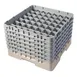 Cambro 49S1114184 Camrack Glass Rack, Full Size, 19-3/4 x 19-3/4, 49 Compartments, Beige, HACCP 1 image