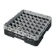 Cambro 49S318110 Camrack Glass Rack, Black, Full Size, 19-3/4 x 19-3/4, 49 Compartments, 2-7/16 Max Dia, 3-5/8 Max Height 1 image