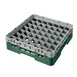Cambro 49S318119 Camrack Glass Rack, Sherwood Green, Full Size, 19-3/4 x 19-3/4, 49 Compartments, 2-7/16 Max Dia 1 image