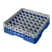 Cambro 49S318168 Camrack Glass Rack, Blue, Full Size, 19-3/4 x 19-3/4, 49 Compartments, 2-7/16 Max Dia, HACCP 1 image