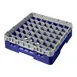 Cambro 49S318186 Camrack Glass Rack, Navy Blue, Full Size, 19-3/4 x 19-3/4, 49 Compartments 1 image