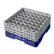 Cambro 49S638186 Camrack Glass Rack, Full Size, Navy Blue, 19-3/4 x 19-3/4 x 8-7/8, 49 Compartments, 2-7/16 Max Dia, 6-7/8 Max Height, HACCP Compliant, NSF 1 image