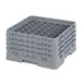 Cambro 49S800151 Camrack Glass Rack, Full Size, Soft Gray, 19-3/4 x 19-3/4 x 10-1/2, 49 Compartments, 2-7/16 Max Dia, 8-1/2 Max Height, HACCP Compliant, NSF Certified 1 image