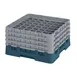 Cambro 49S800414 Camrack Glass Rack, Full Size, Teal, 19-3/4 x 19-3/4 x 10-1/2, 49 Compartments, 2-7/16 Max Dia, 8-1/2 Max Height, HACCP Compliant, NSF 1 image