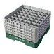 Cambro 49S958119 Camrack Glass Rack, Full Size, 19-3/4 x 19-3/4, 49 Compartments, Sherwood Green, HACCP Compliant, NSF Certified 1 image