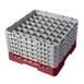 Cambro 49S958416 Camrack Glass Rack, Full Size, 19-3/4 x 19-3/4, 49 Compartments, Cranberry Red, HACCP Compliant, NSF Certified 1 image