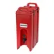 Cambro 500LCD158 Beverage Carrier – 4.75‑Gal Plastic, Hot Red, 9" W x 16½" D x 24¼" H, NSF 1 image