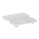 Cambro 60PPD190 Drain Shelf - 1/6 Size, Fits 62/64/66PP, Translucent Polypropylene, NSF‑Approved 1 image