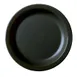 Cambro 65CWNR110 Camwear® Plate – 6-9/16" Black Polycarbonate, Narrow Rim, NSF Certified 1 image