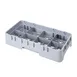 Cambro 8HC258151 Camrack Cup Rack, Half Size, Soft Gray, 9-7/8" x 19-3/4" x 4", 8 Compartments, 2-5/8" Max Height, HACCP Compliant, NSF 1 image