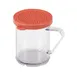 Cambro 96SKRM135 Camwear Shaker/Dredge, 10‑11 oz Clear Polycarbonate, Perforated Top with Handle 1 image