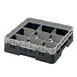 Cambro 9S318110 Camrack Glass Rack, Full Size, 19-3/4 x 19-3/4, 9 Compartments, Black, HACCP Compliant, NSF Certified 1 image