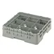Cambro 9S318151 Camrack Glass Rack, Soft Gray, Full Size, 19-3/4 x 19-3/4 x 5-5/8, 9 Compartments, 5-7/8 Max Dia, HACCP Compliant, NSF 1 image