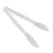 Cambro 9TGS148 Lugano Tongs, 9" Grip, White, Heat-Resistant -40°F-212°F, NSF, Dishwasher Safe 1 image