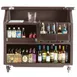 Cambro BAR540131 Cambar 80 lb. Ice Sink Brown 5-Bottle Speed Rail Portable Bar 3 image