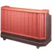 Cambro BAR730189 73" Portable Bar with 80 lb. Ice, 7 Bottle Speed Rail 1 image