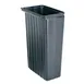 Cambro BC331KDTC110 8 Gallon Black Trash Container for KD Service Cart 1 image