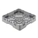 Cambro BR258151 Camrack Base Rack, Full Size, 1-Compartment, 19-3/4" x 19-3/4", Polypropylene, Soft Gray, NSF Certified 1 image