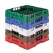 Cambro BR258167 Camrack Base Rack, Full Size, 1 Compartment, 19-3/4" x 19-3/4", Polypropylene, Brown, NSF Certified 1 image