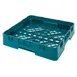 Cambro BR258414 Camrack Base Rack, Full Size, 1 Compartment, 19-3/4 x 19-3/4, Polypropylene, Teal, NSF Certified 1 image