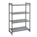 Cambro CBU183664S4580 Camshelving® Basics Plus 4-Shelf Stationary Starter Unit - 18" x 36" x 64" 1 image