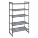 Cambro CBU244264V5580 Camshelving® Basics Plus Vented 5-Shelf Starter Unit - 24" x 42" x 64" 1 image