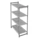 Cambro CBU246084V4580 Camshelving® Basics Plus Vented 4-Shelf Starter Unit - 24" x 60" x 84" 1 image