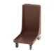 Cambro CD1826H131 Dark Brown Camdolly for 18" x 26" Trays with Handle 1 image