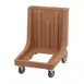Cambro CD1826MTCHB157 Coffee Beige Camdolly for Camcarrier w/ 350 lb Capacity 1 image