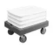Cambro CD1826PDB615 Camdolly Pizza Dough Box Dolly, 27-7/8x19-7/8x10-1/4, 300 lb, Charcoal Gray, Polyethylene 1 image