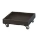 Cambro CD2020110 Camdolly Black Polyethylene Glass Rack Dolly 22.5x22.5x8.25, 300 lb Capacity 1 image
