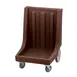 Cambro CD2020HB131 Camdolly Dark Brown Polyethylene Dish Rack Dolly 350 lb Capacity with Handle 1 image