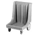 Cambro CD2020HB615 Camdolly Charcoal Gray Dish Rack Dolly with Handle, 350 lb Capacity, 26.5L x 26.25W x 36.625H 1 image