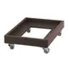 Cambro CD2028131 Dark Brown Camdolly for Milk Crates w/ 350 lb Capacity 1 image