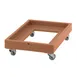 Cambro CD2028157 Coffee Beige Camdolly for Milk Crates w/ 350 lb Capacity 1 image