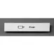 Cambro CECCP6000 Camrack Extender ID Clip, 5"L x 1-9/16"H, White ABS, Snap-On for All Camracks, Pre-Printed 'Cup' 1 image