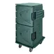 Cambro CMBH1826TSF192 Camtherm Hot Cart, 30.5"W x 39"D x 64.4"H, Granite Green, Double Door, 12 Pan Capacity 1 image