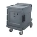 Cambro CMBHC1826LF191 Camtherm Hot/Cold Cart, 30.5"W x 42"D x 42.4"H, 1-Section, 1-Door, Solid Door, Heated Holding Cabinet 1 image