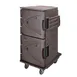 Cambro CMBHC1826TBC194 Camtherm Hot/Cold Cart, 2-Compartment, Dutch Doors, 30.5"W x 39"D x 64.4"H, Polyethylene, 1570W, 110V 1 image