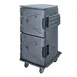 Cambro CMBHC1826TBF191 Camtherm Hot/Cold Cart, 30.5"W x 39"D x 64.4"H, 2-Compartment, Double Door, ENERGY STAR, 1570W, 110V 1 image