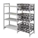 Cambro CPA243672C96480 Camshelving® Premium Full Size Add On Stationary Can Rack 96 #10 Cans Capacity 1 image