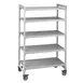 Cambro CPMU244275V5480 Camshelving® Premium 5-Shelf Vented Mobile Starter Unit - 24" x 42" x 75" 1 image