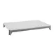 Cambro CPSK2148S1480 Camshelving Premium Shelf Plate Kit, 21"W x 48"L, Solid Reinforced Polypropylene, Speckled Gray, Antimicrobial, NSF Listed 1 image
