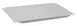 Cambro CS2411S480 Camshelving Shelf Plate, 24''W x 11''D, Solid Polypropylene, Speckled Gray, Camguard Antimicrobial, NSF Listed 1 image